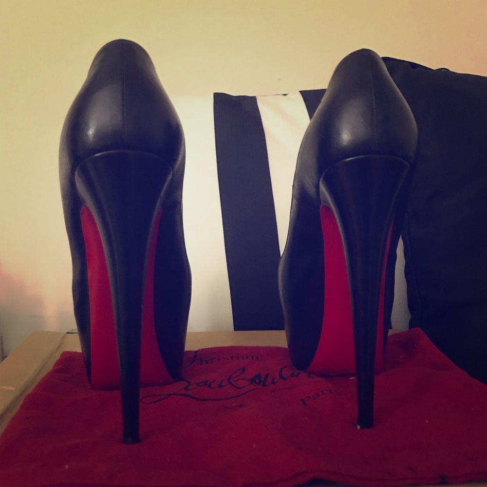 Christian Louboutin black heels